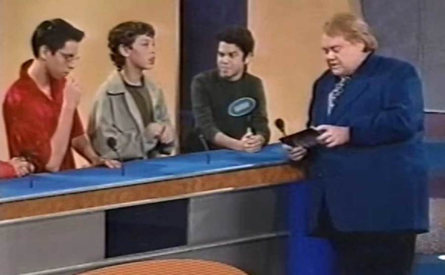 Louie Anderson hosts Family Feud.