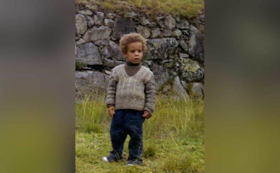 Vin Diesel as a little child. 