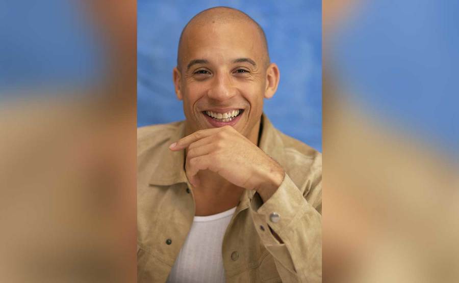 Portrait of Vin Diesel. 