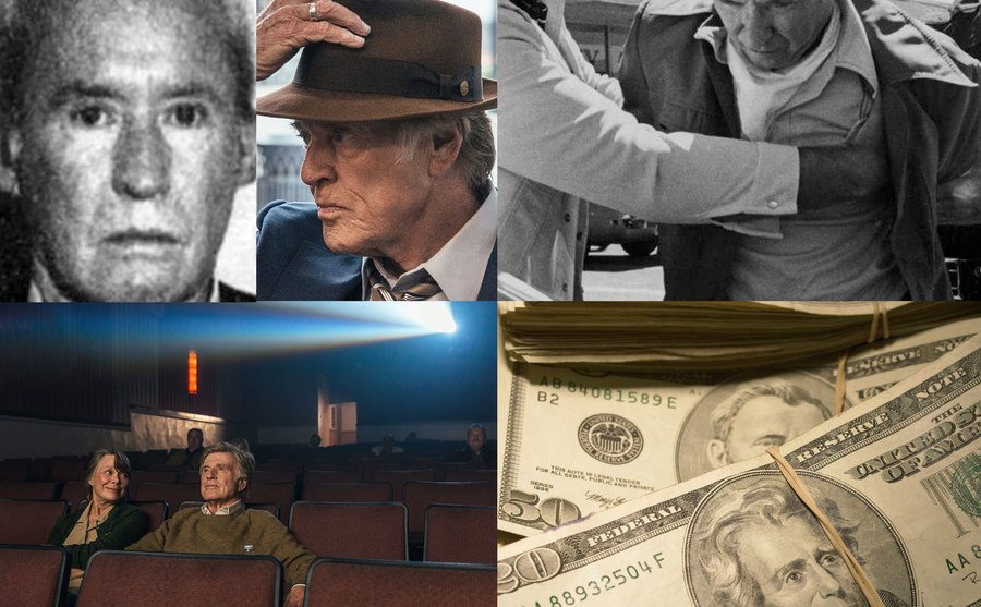 Forrest Tucker, Robert Redford / Forrest Tucker / Sissy Spacek, Robert Redford / American dollar bills.