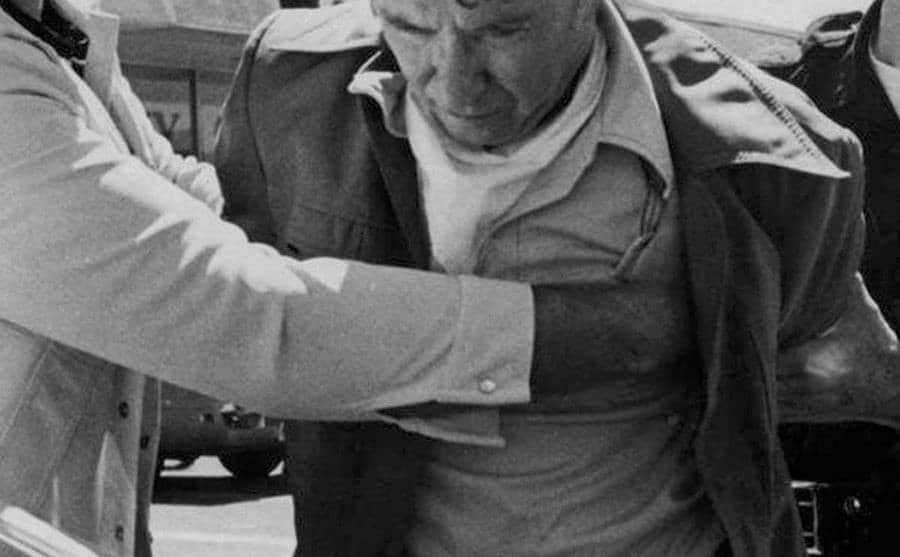 A photo from Forrest Tucker’s arrest.