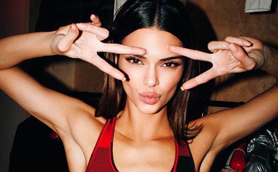 Kendall poses for a close-up portrait.