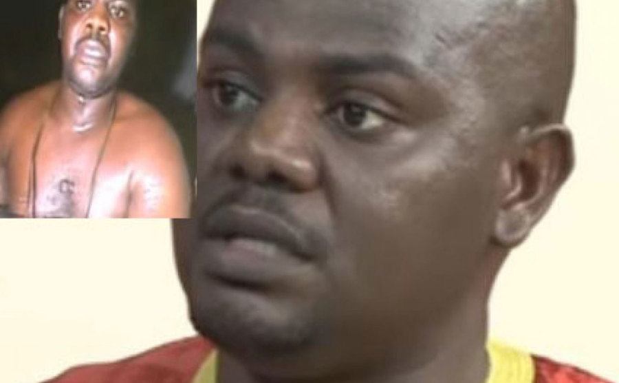Okene speaks during an interview.