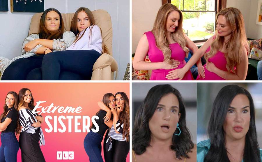 Brooke Johnston and Baylee Ring / Brittany and Briana / Extreme Sisters poster / Manning and Jessica Dunagan