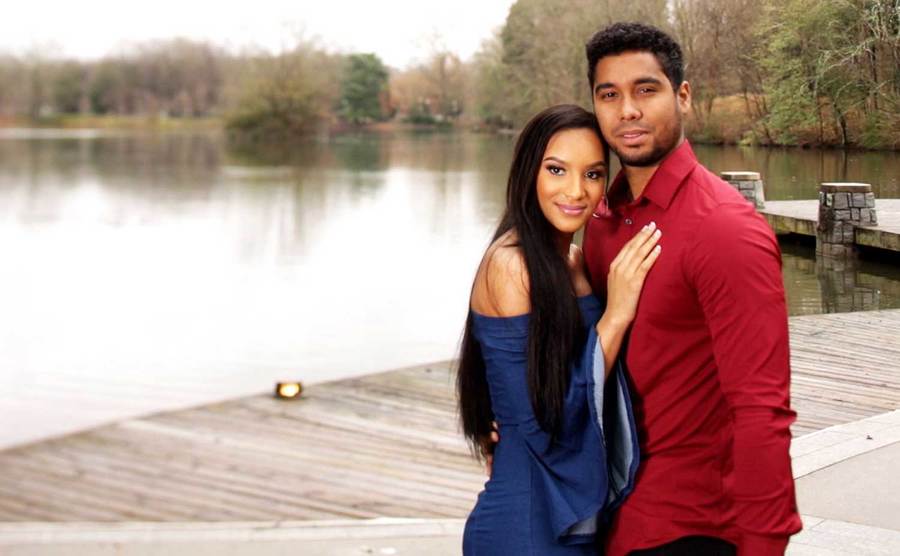 Chantel Everett and Pedro Jimeno pose together.