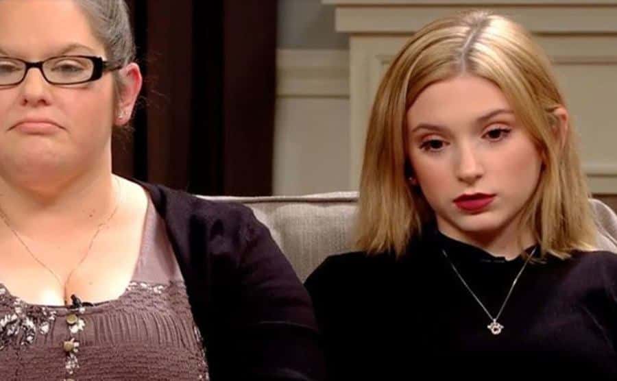 A still of Adkins during an interview.