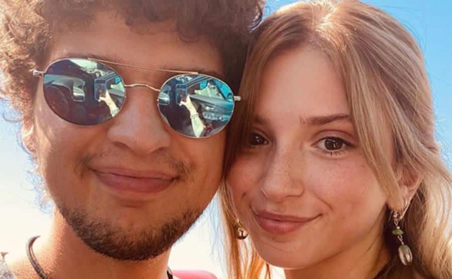 A photo of Adkins with her boyfriend.