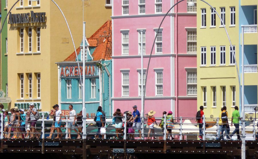 A general view of the island of Curacao.