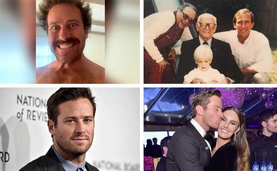 Armie Hammer / The Hammer men / Armie Hammer / Armie Hammer and Elizabeth Chambers
