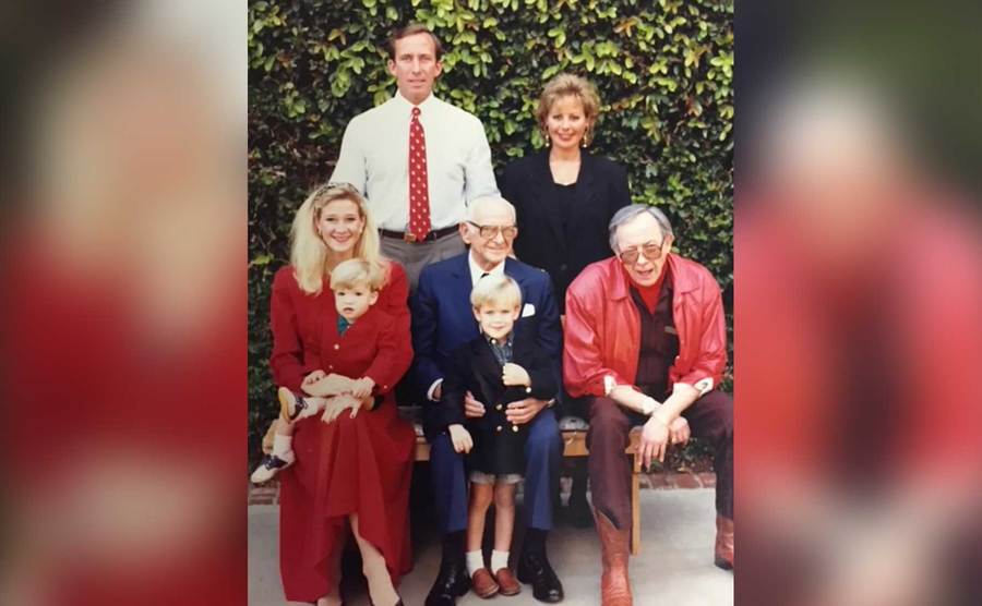 A Hammer family photo of Armie as a little boy.