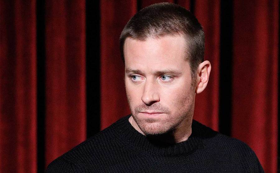 A portrait of Armie Hammer.