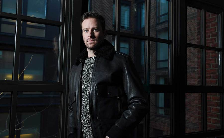 Armie Hammer poses for a portrait.