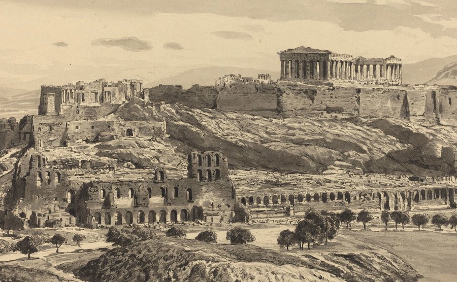 An illustration of ancient Athens.