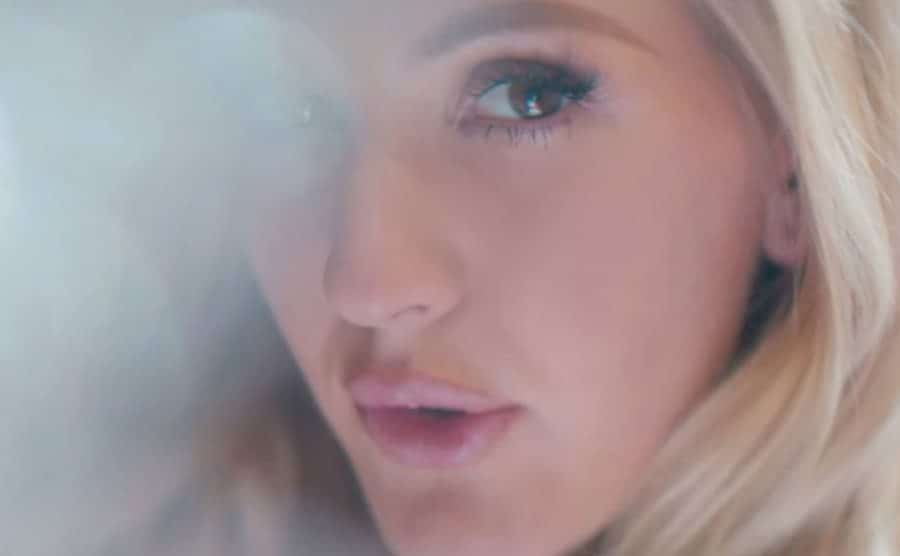 A still from Ellie Goulding’s music video.