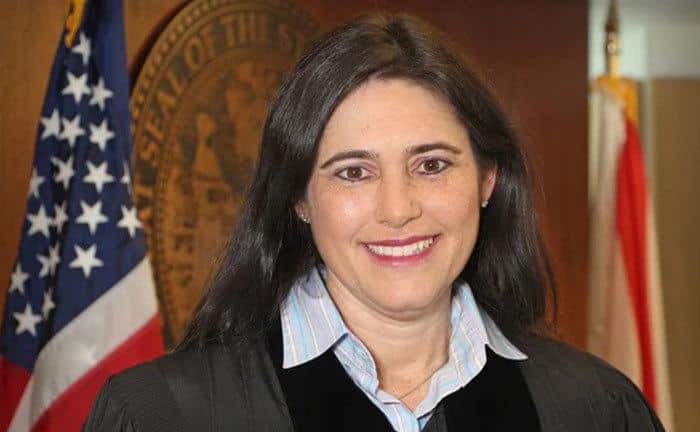 A portrait of Judge Mindy Glazer.