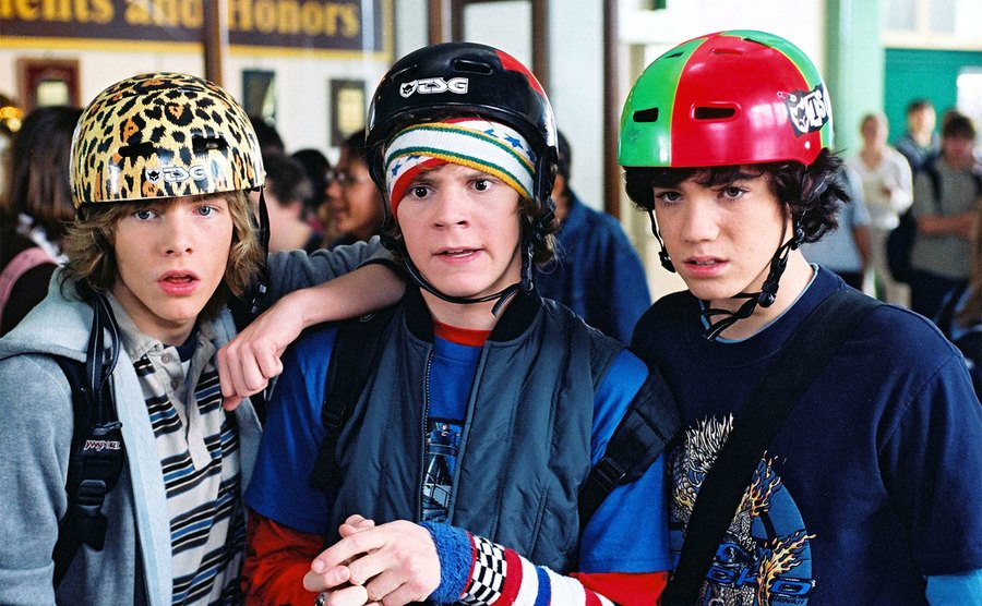 Evan Peters in a still from Sleepover.