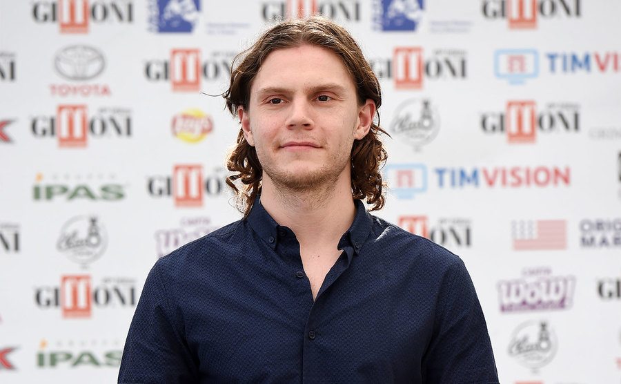 Evan Peters attends Giffoni Film Festival.