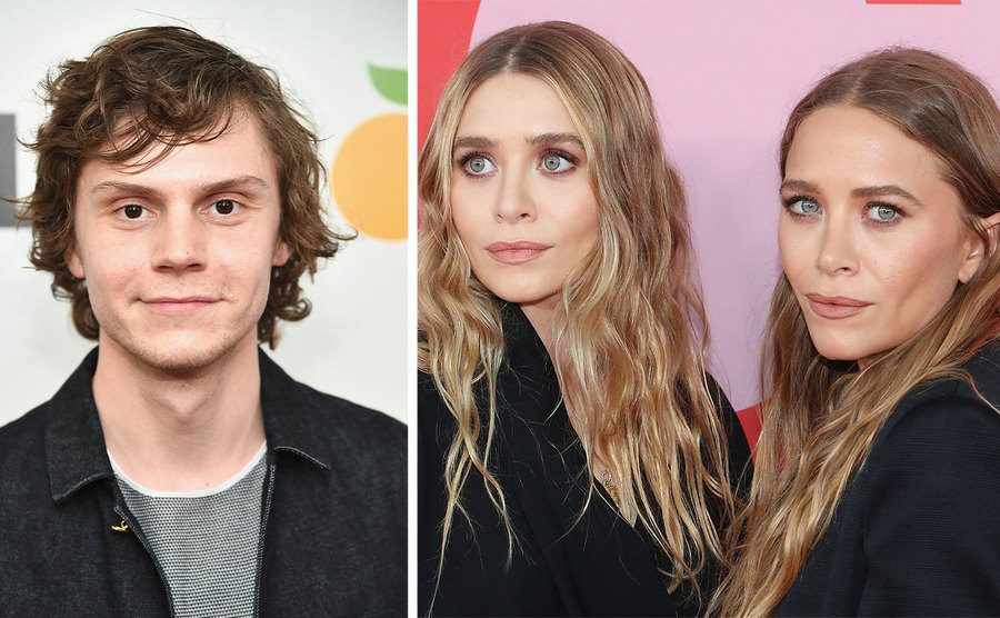 Evan Peters / Mary-Kate and Ashley Olsen.