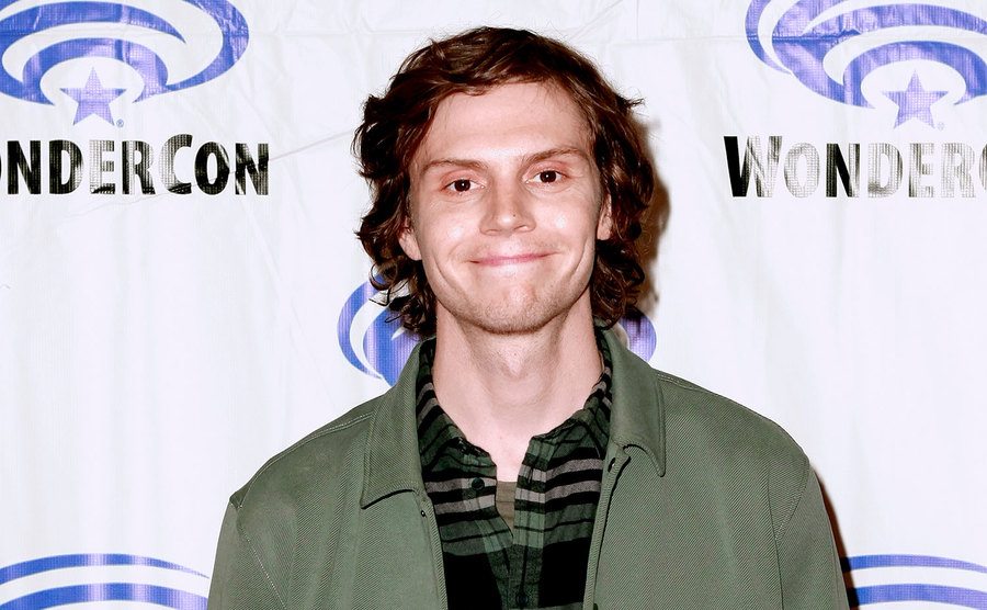 Evan Peters attends an event.