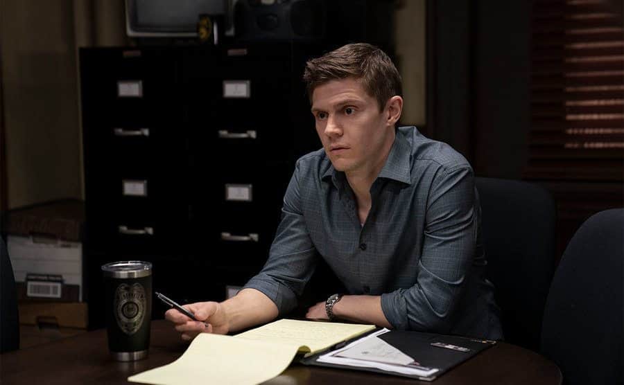 Peters in a still from Mare of Eastown.