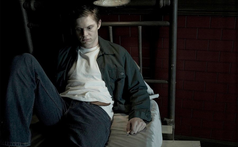 Evan Peters in a still from AHS.