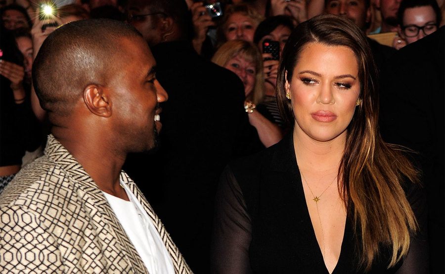 Kanye and Khloe at an event.
