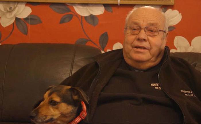 Geoff Grewcock takes part in an interview.