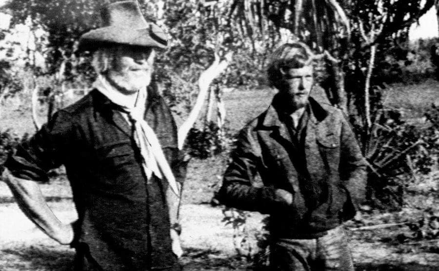 Ansell on the day of his rescue.
