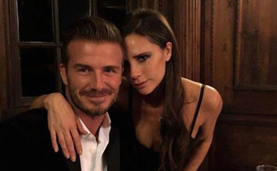 A selfie of Victoria and David.