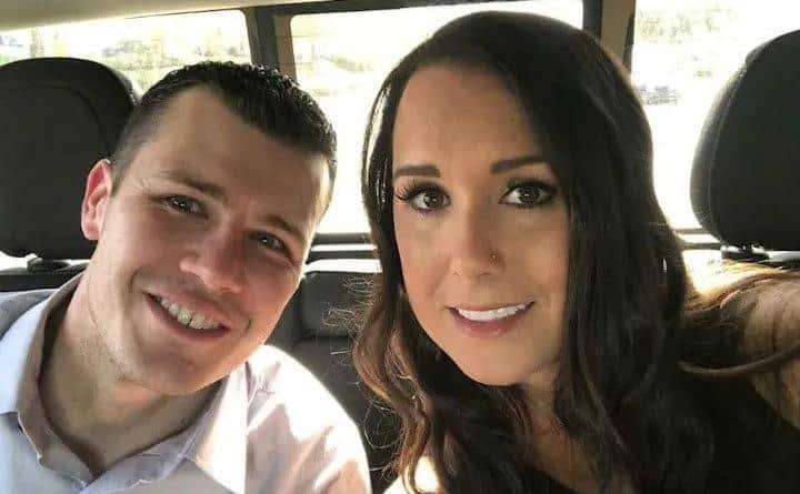 A selfie of Chris and Natasha.
