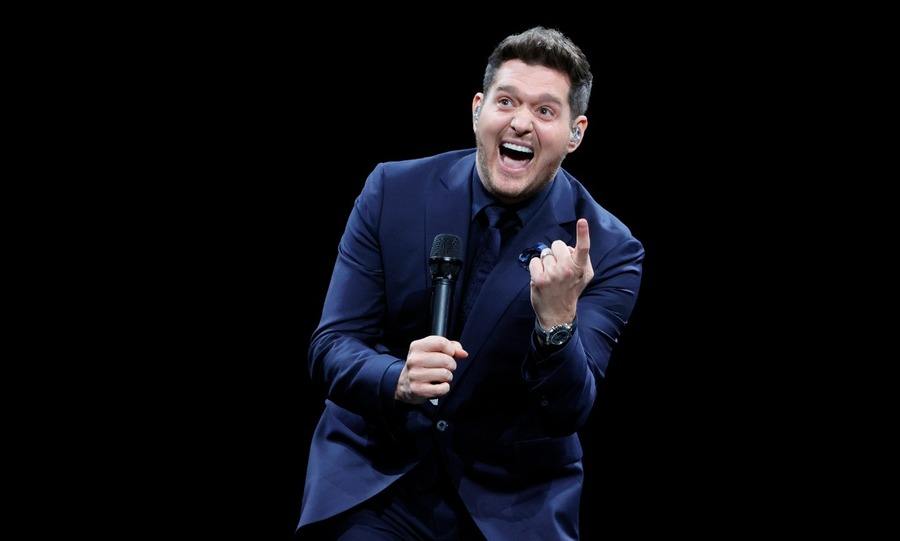 Singer/songwriter Michael Buble performs at T-Mobile Arena