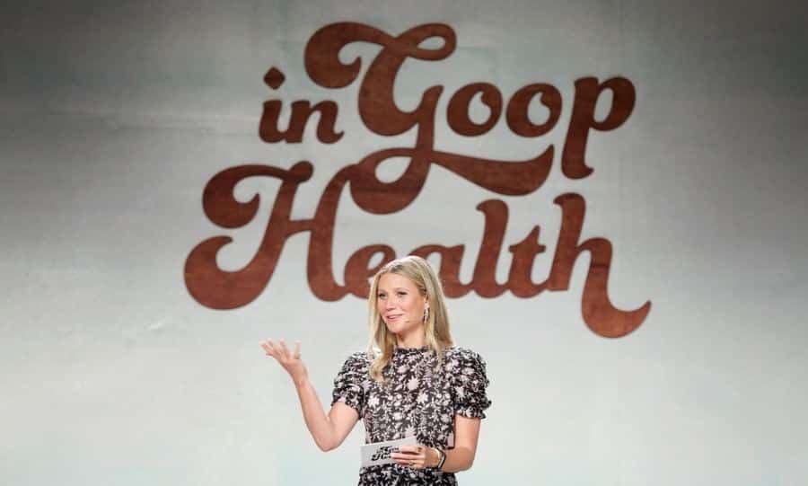 Gwyneth Paltrow speaks onstage