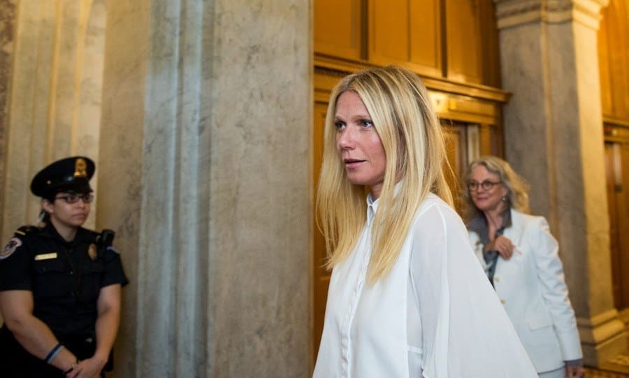 Actress Gwyneth Paltrow and her actress mother, Blythe Danner