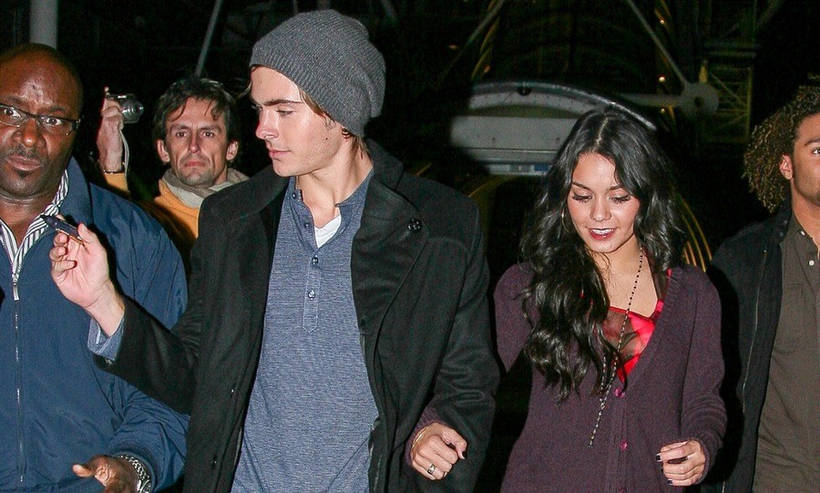 Actors Zac Efron and Vanessa Hudgens