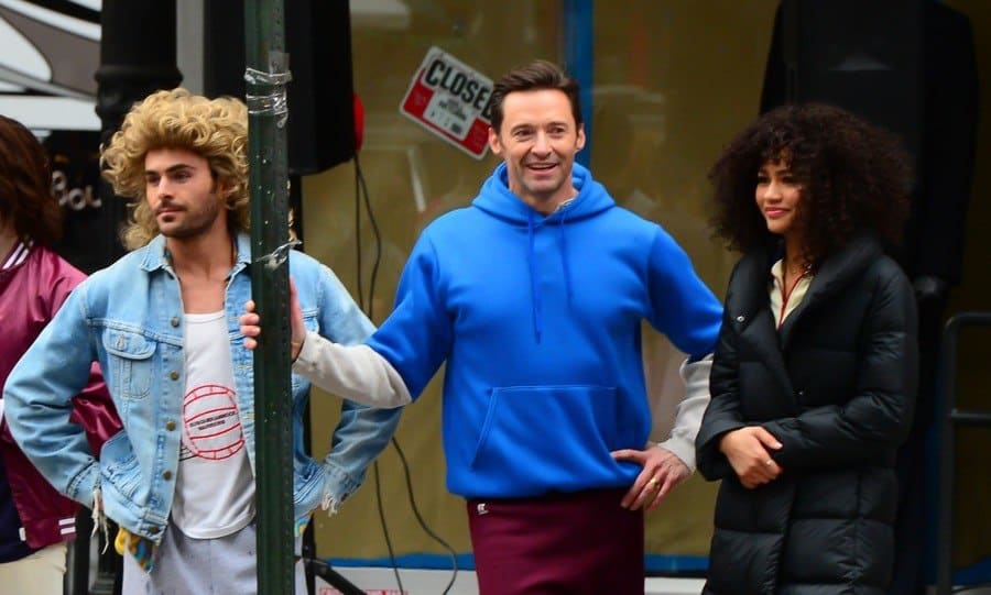 Actor Zendaya, Hugh Jackman, Zac Efron
