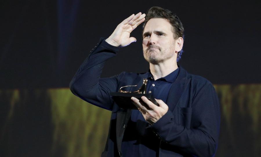 Matt Dillon is awarded with the Lifetime Achievement Award