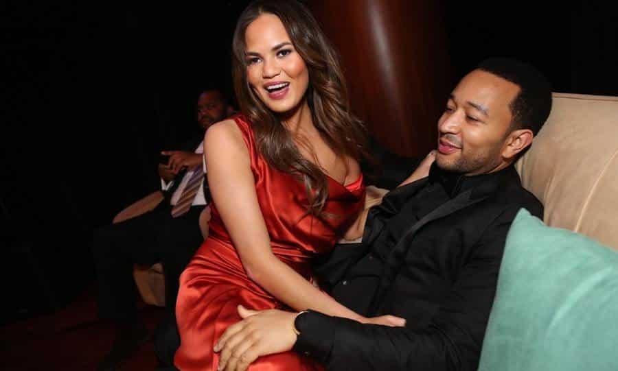 Christine Teigen and John Legend