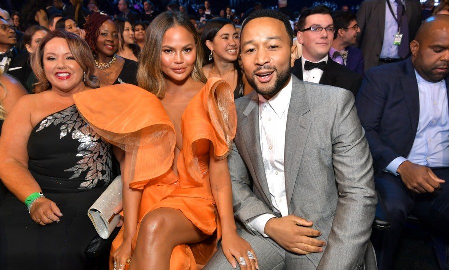 Chrissy Teigen and John Legend attend the 62nd Annual GRAMMY Awards