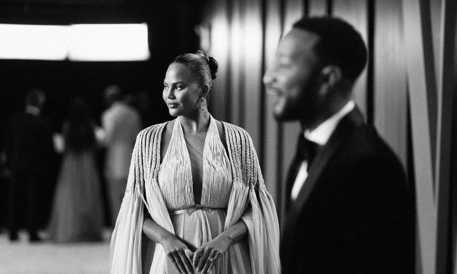 Chrissy Teigen and John Legend attend the 2020 Vanity Fair