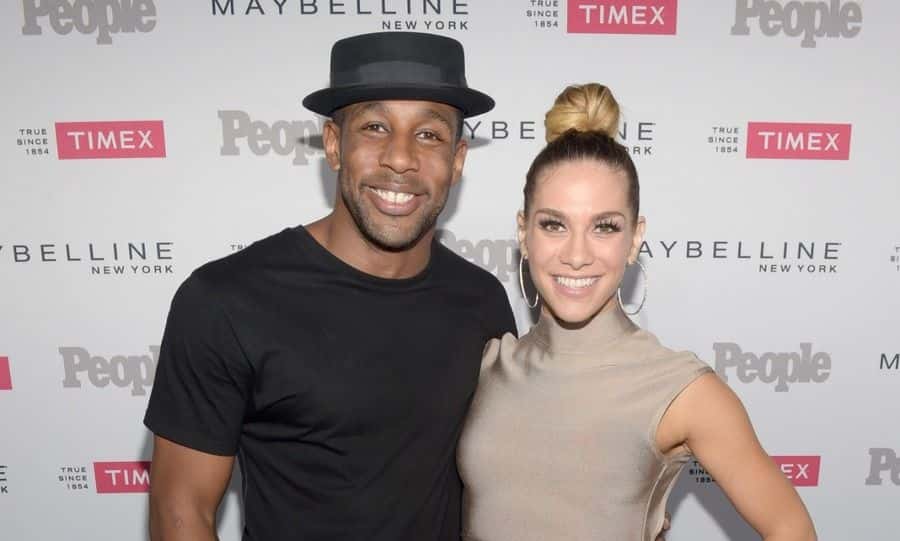 Dancers Stephen Twitch Boss (L) and Allison Holker