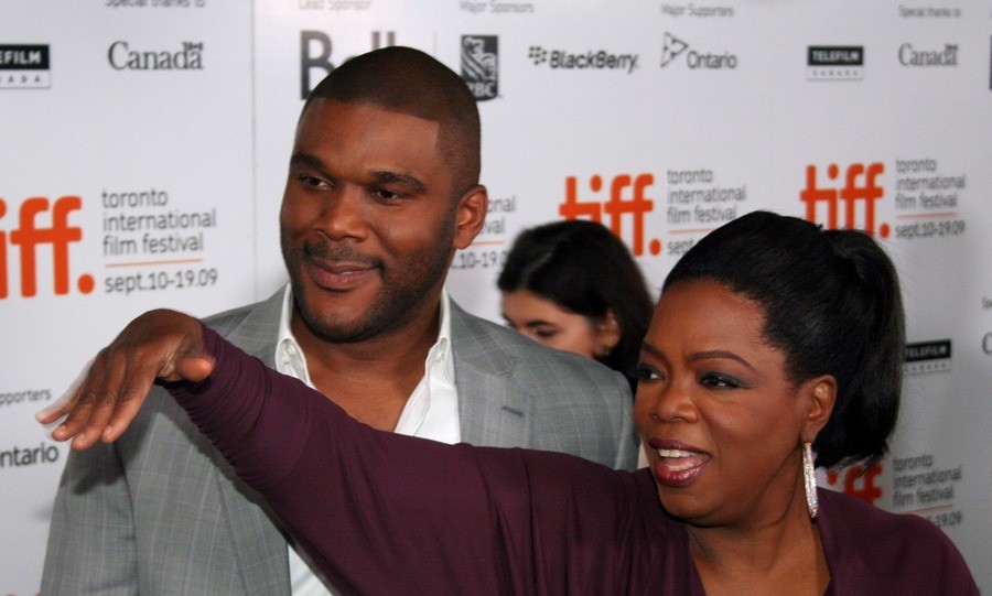 Tyler Perry and Oprah Winfrey